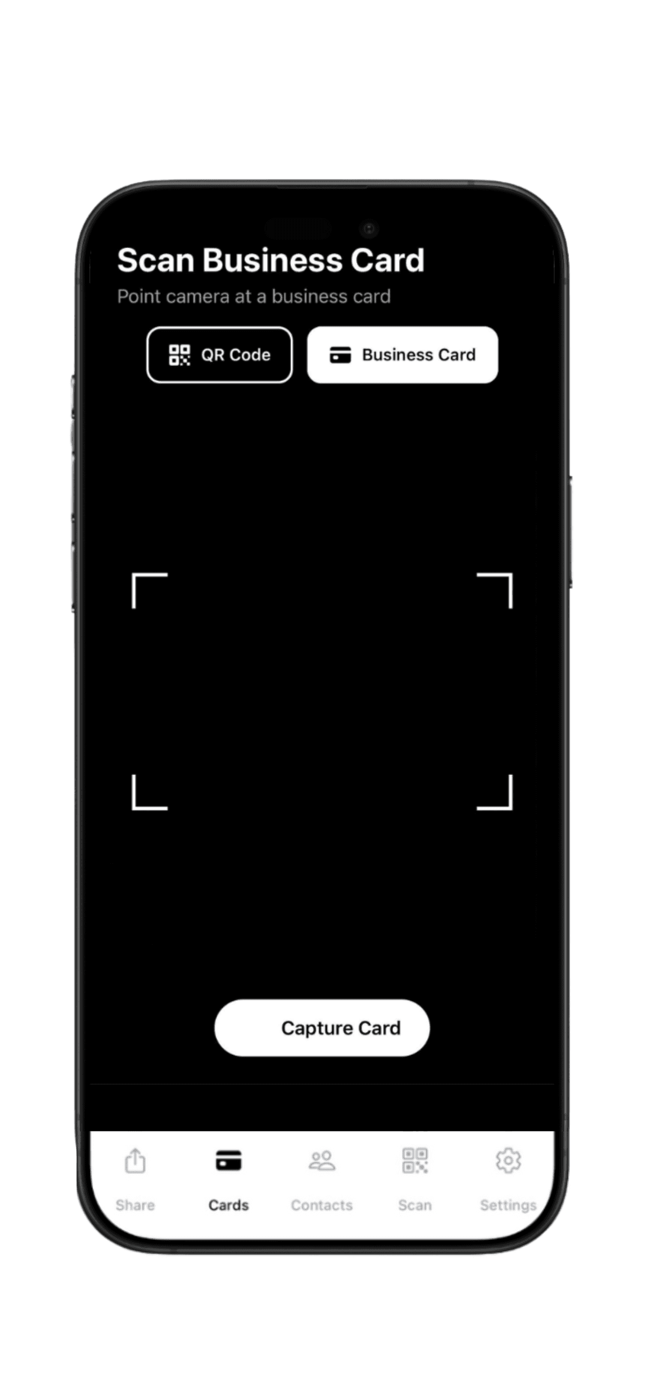AI business card capture